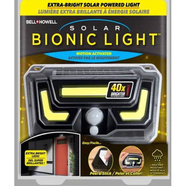 Bell+Howell Solar Bionic Wall Light Solar Lights Outdoor with Motion Sensor